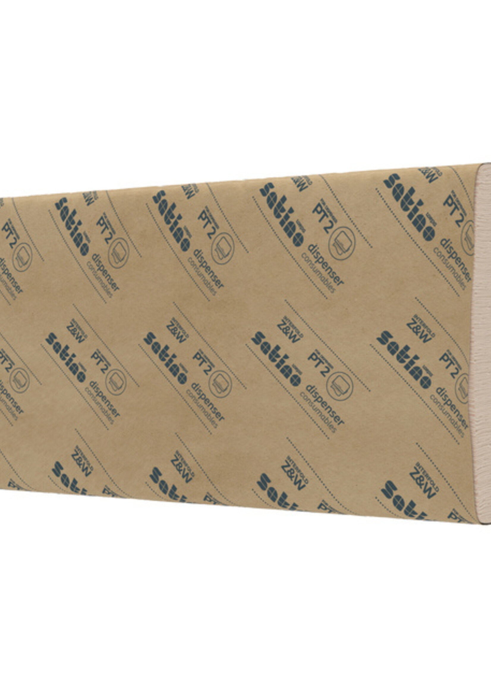 Satino by WEPA Handdoek Satino PureSoft PT2 W-vouw 2-laags 206x320mm 25x120vel naturel 277520