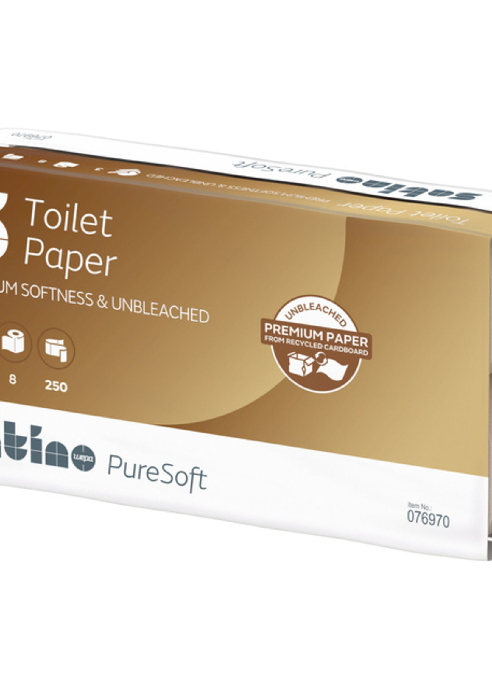 Satino by WEPA Papier toilette Satino PureSoft MT1 076970 3 ép 500 feuilles naturel
