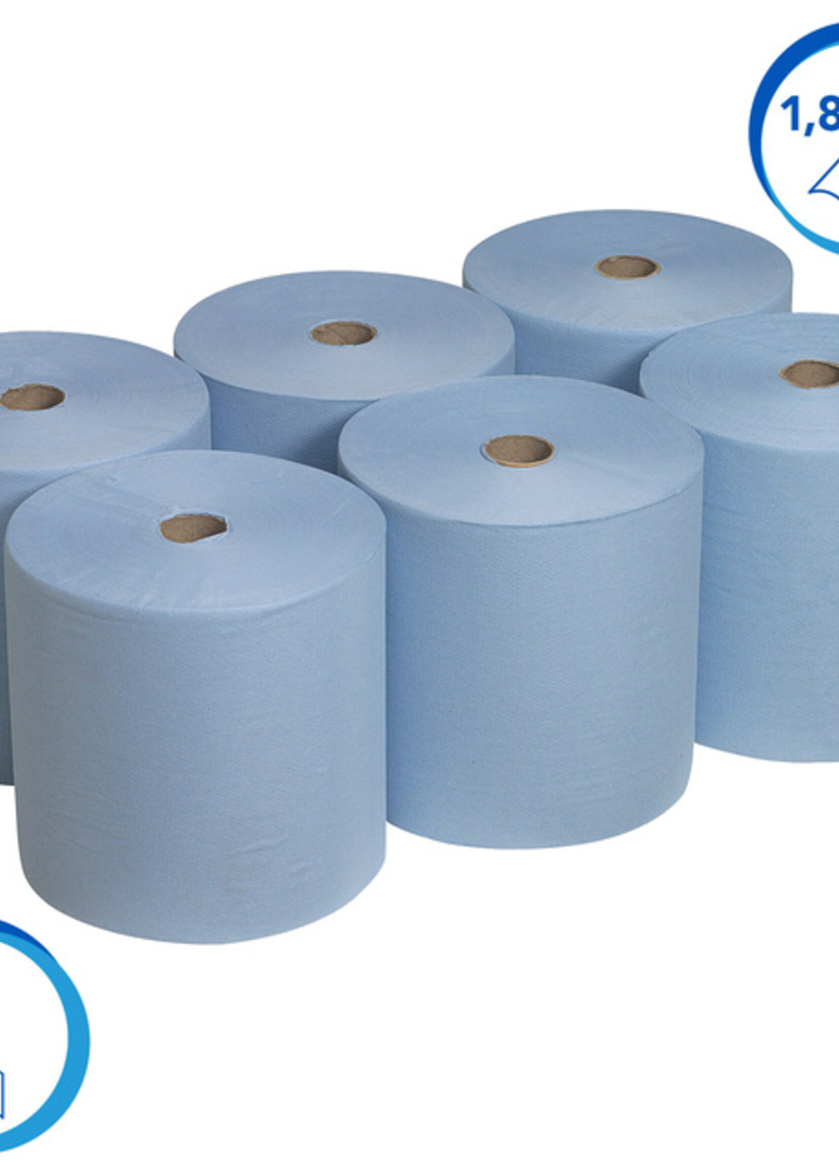 Scott Handdoekrol Scott 1-laags 304m blauw 6668