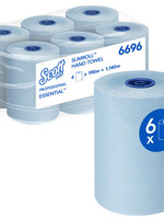 Scott Essuie-mains Scott Essential Slimroll 6696 1 épaisseur 190m bleu