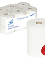Scott Essuie-mains Scott 6697 Slimroll 1 épaisseur 190m blanc