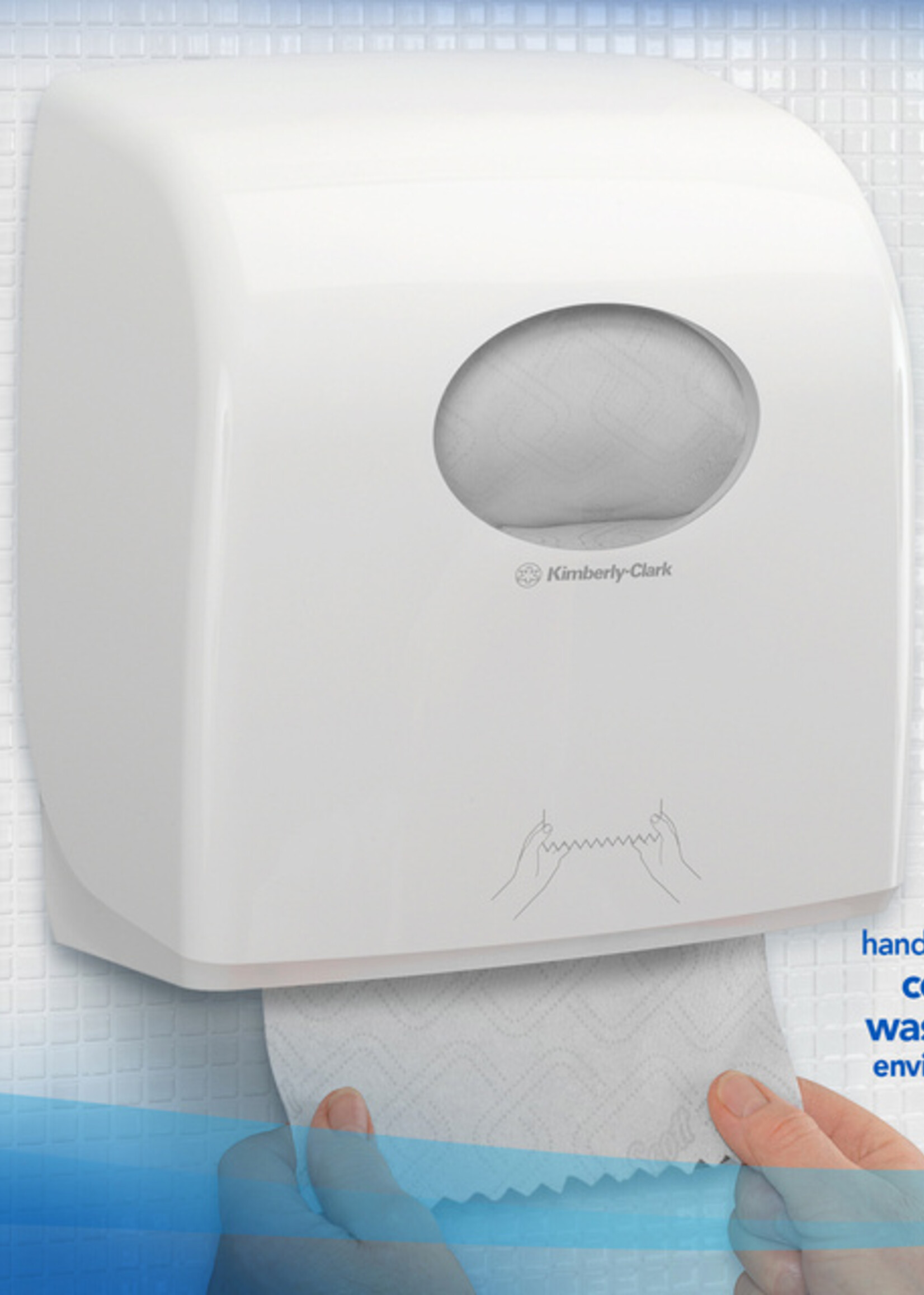 Scott Handdoekrol Scott Essential Slimroll 1-laags 190m wit 6695