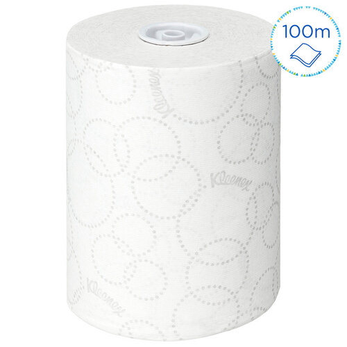 Kleenex Handdoekrol Kleenex Ultra Slimroll 2-laags 100m wit 6781