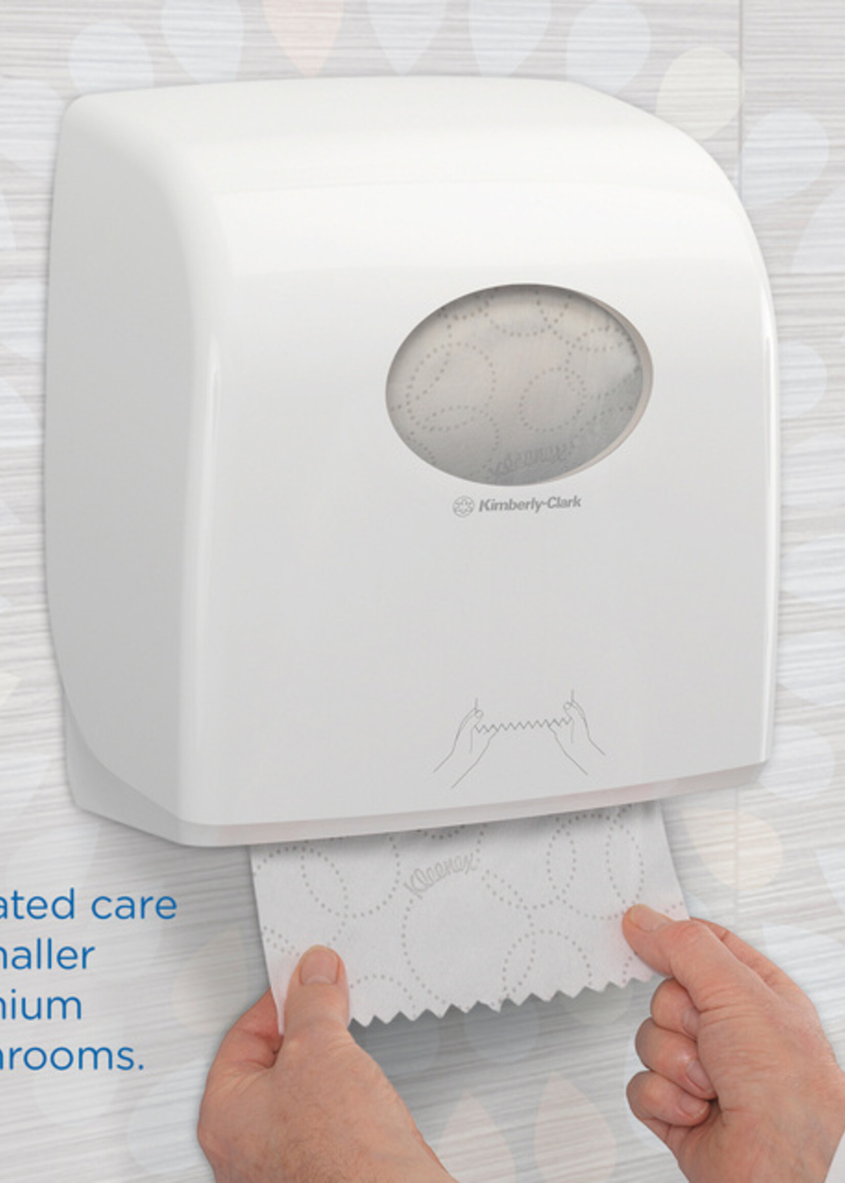 Kleenex Handdoekrol Kleenex Ultra Slimroll 2-laags 100m wit 6781