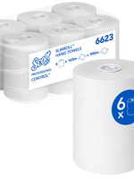 Scott Essuie-mains Scott 6623 Slimroll 1 épaisseur 165m blanc