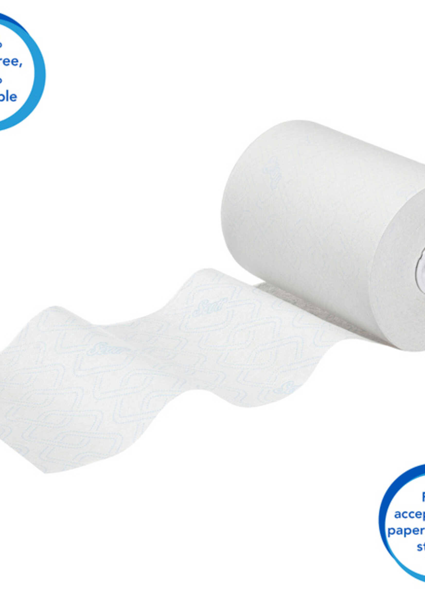 Scott Handdoekrol Scott Slimroll 1-laags 165m wit 6623