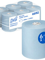 Scott Essuie-mains KC Scott Essential 6692 1 épaisseur 350m bleu