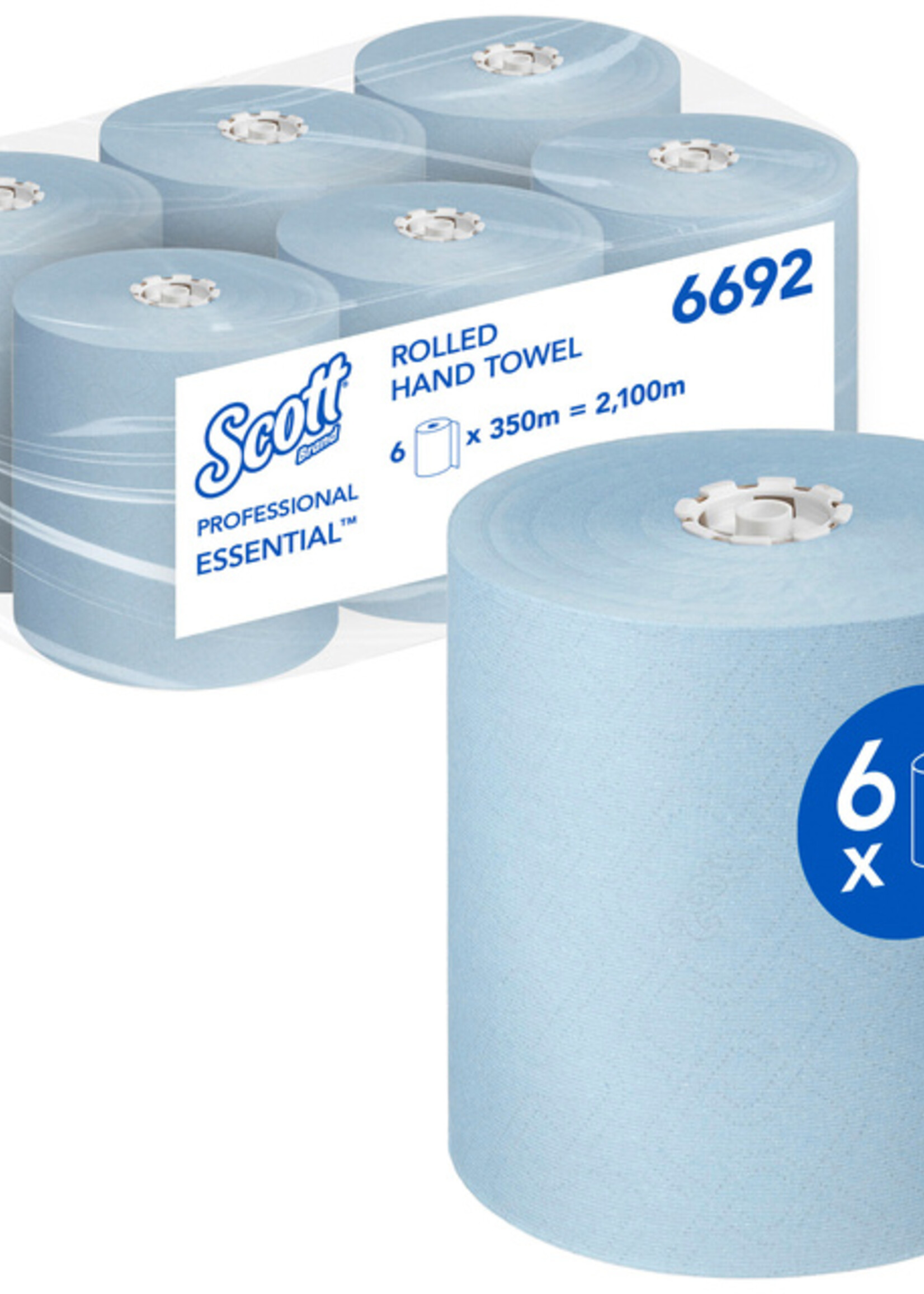 Scott Essuie-mains KC Scott Essential 6692 1 épaisseur 350m bleu