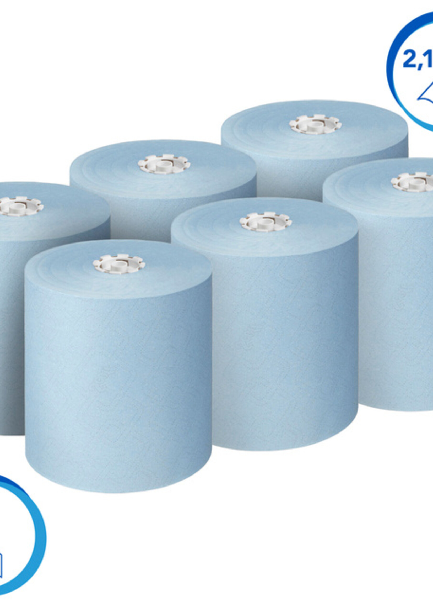 Scott Handdoekrol Scott Essential 1-laags 350m blauw 6692