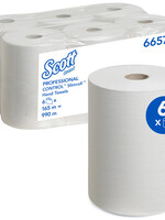 Scott Essuie-mains Scott 6657 Slimroll 1 épaisseur 165m blanc
