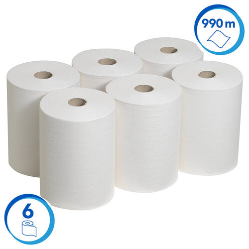 Scott Handdoekrol Scott Slimroll 1-laags 165m wit 6657