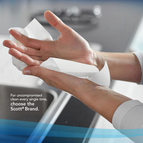 Scott Handdoekrol Scott Slimroll 1-laags 165m wit 6657