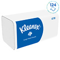 Kleenex Handdoek Kleenex i-vouw 2-laags 21.5x31.8cm 15x124stuks wit  6778