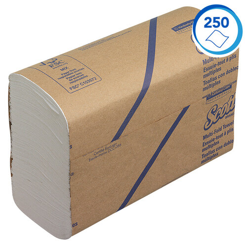Scott Handdoek Scott m-vouw 1laags 20.3x24cm wit 16x250stuks 3749