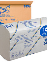Scott Essuie-mains Scott Slimroll 5856 pli-M 1 ép 19x29,5cm 16x110 feuilles blanc