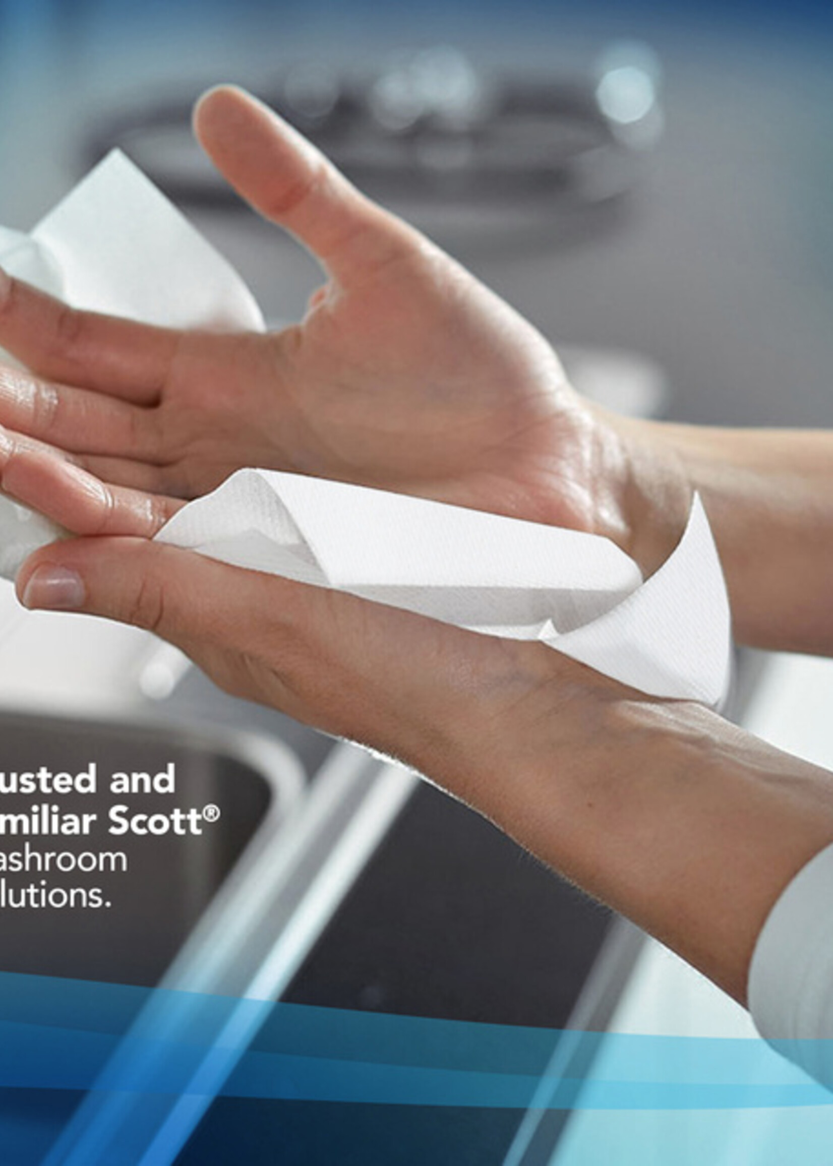 Scott Handdoek Scott  i-vouw 1-laags 21.5x31.5cm wit 15x212stuks 6663