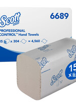 Scott Essuie-mains Scott 6689 pli-I 1 épaisseur 21x20cm 15x304 feuilles blanc