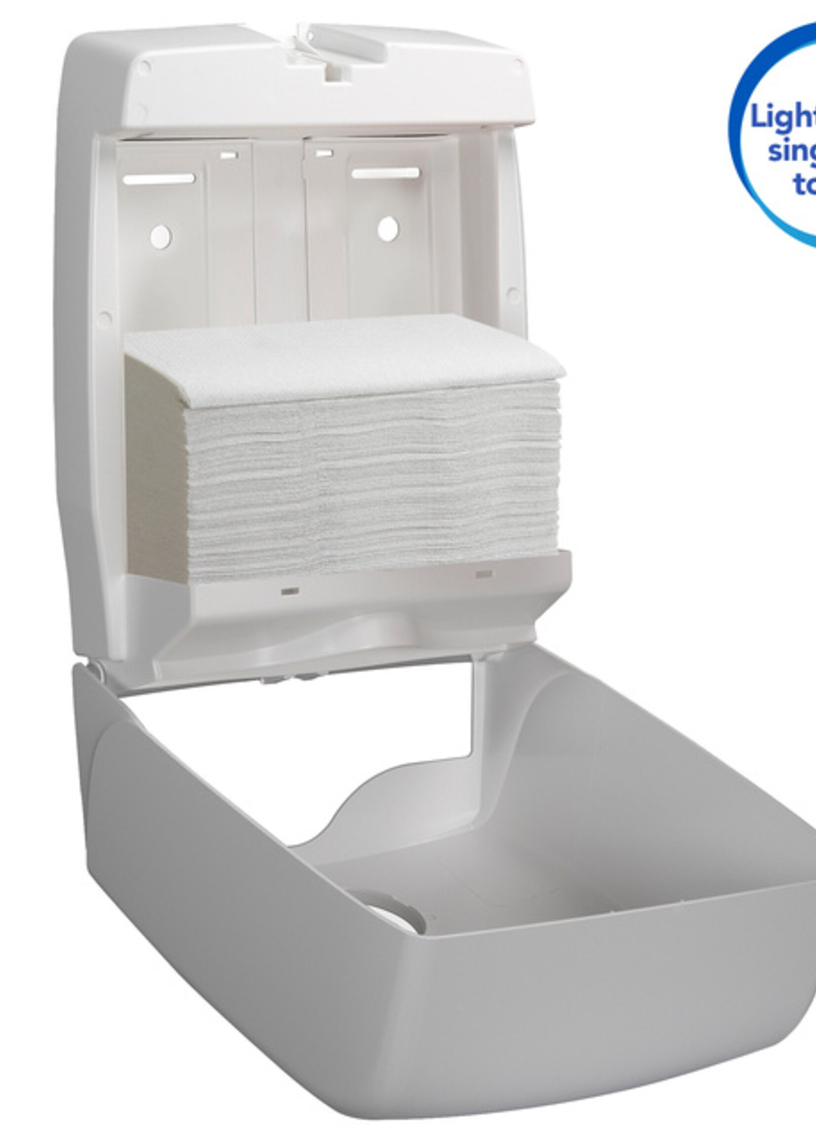 Scott Handdoek Scott i-vouw 1-laags 21x20cm wit 15x304stuks 6689