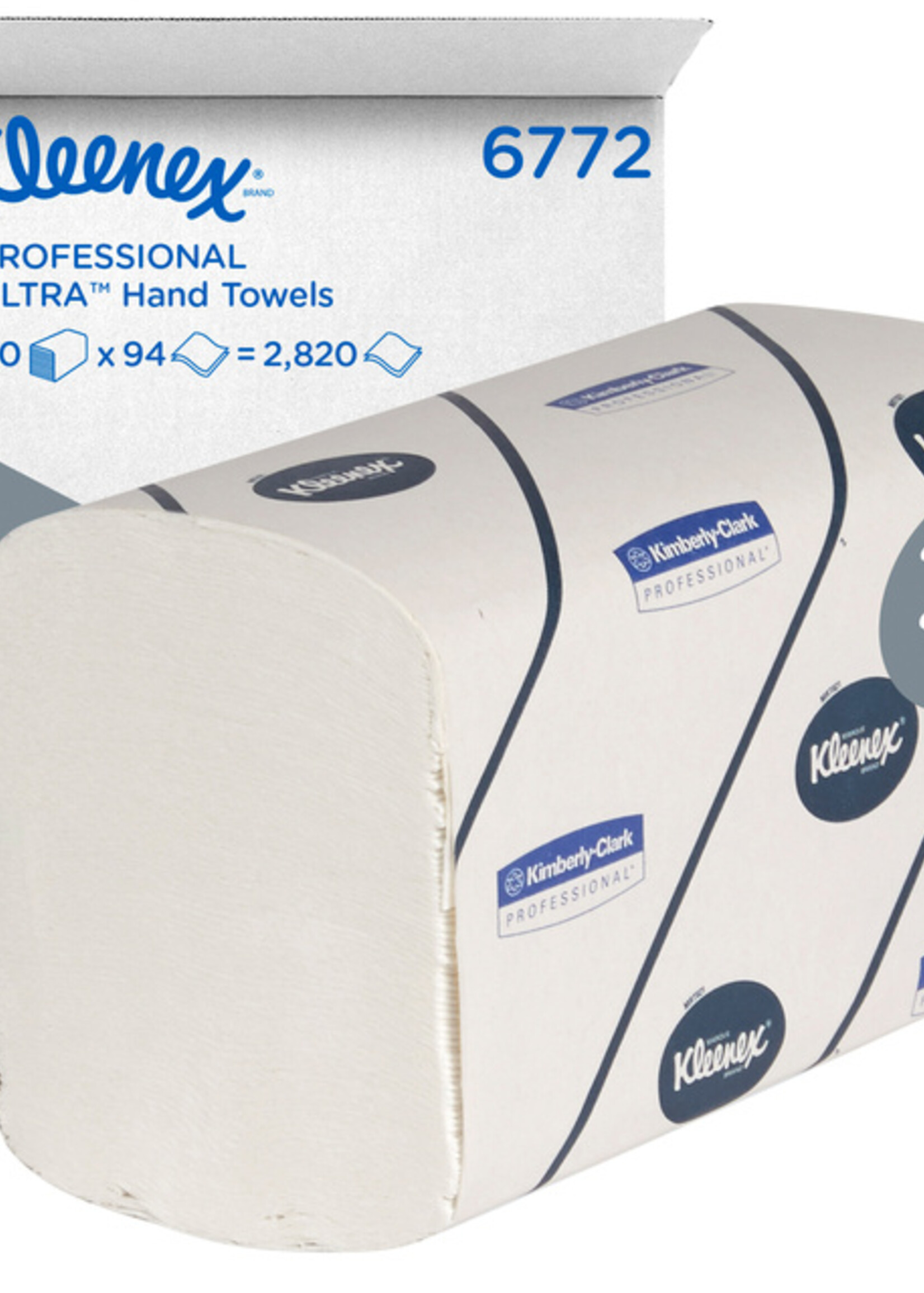 Kleenex Handdoek Kleenex Ultra i-vouw 2-laags 21,5x41,5cm 30x94stuks wit 6772