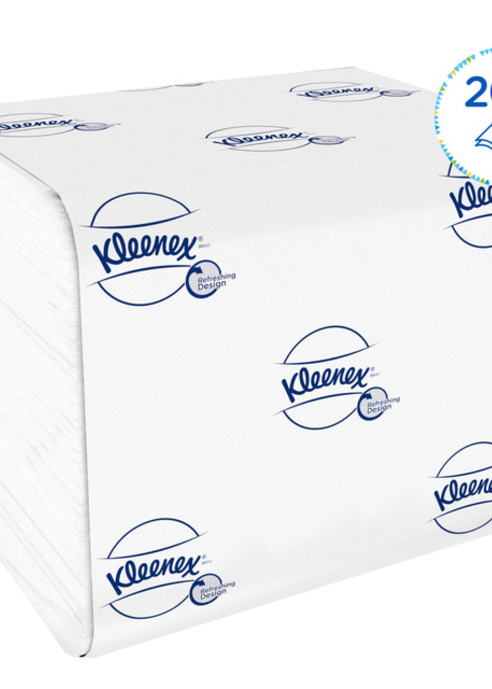Kleenex Toiletpapier Kleenex gevouwen tissues 2 laags 36x200stuks wit 8408