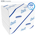 Scott Toiletpapier Scott gevouwen tissue 2-laags 36x250stuks wit 8508