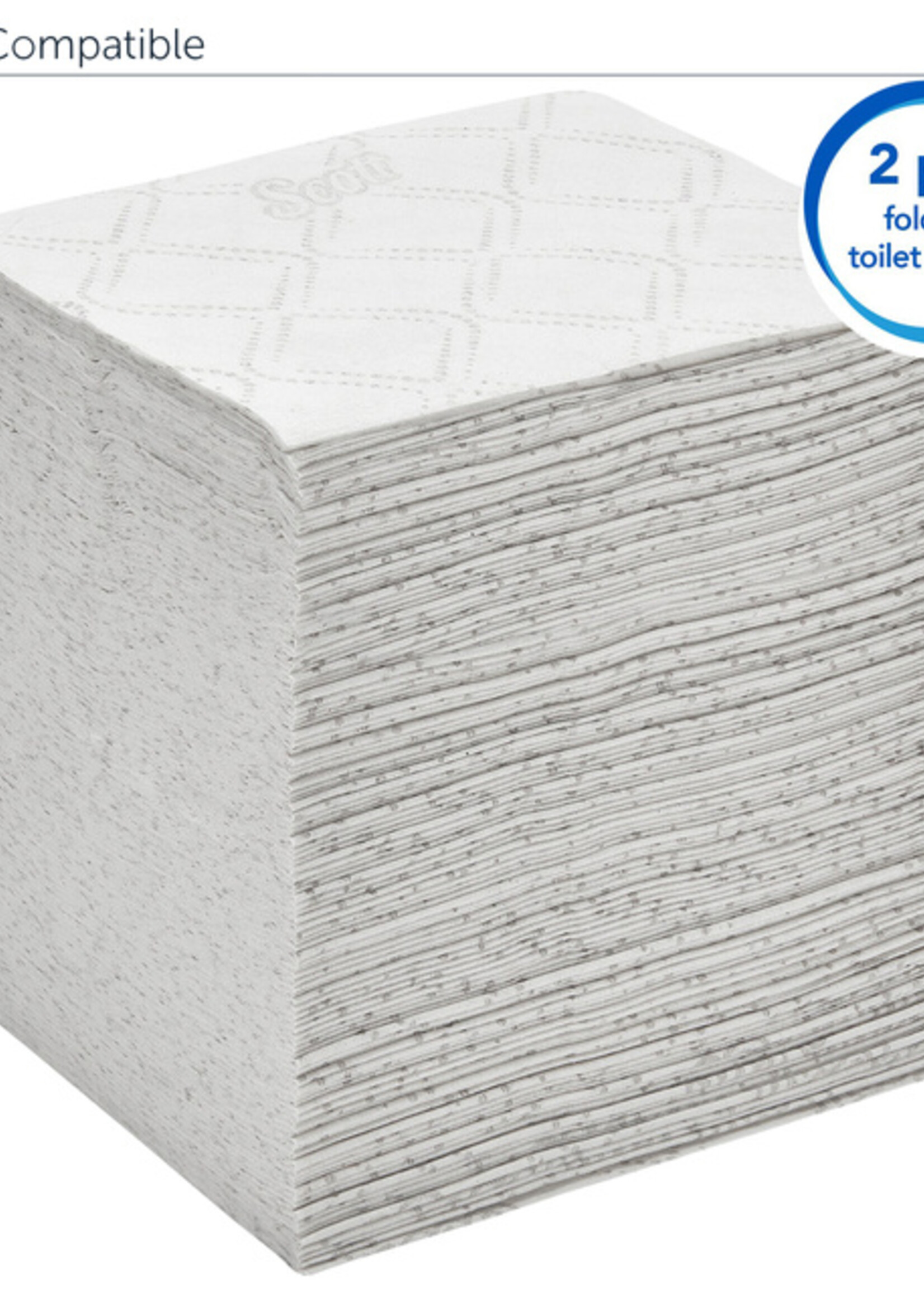 Scott Toiletpapier Scott gevouwen tissue 2-laags 36x250stuks wit 8508