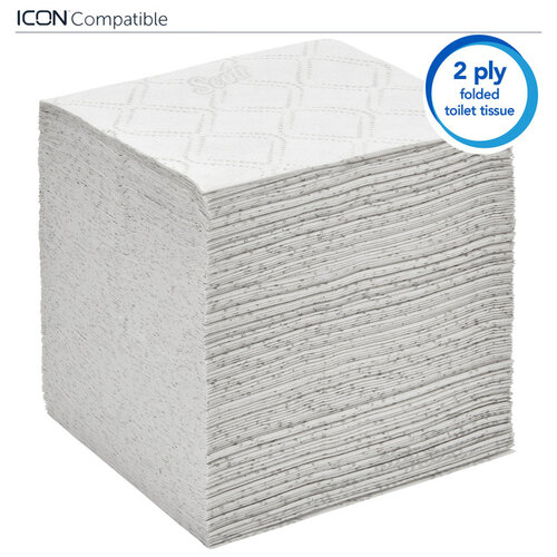 Scott Toiletpapier Scott gevouwen tissue 2-laags 36x250stuks wit 8508