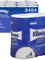 Kleenex Papier toilette Kleenex 8484 4 épaisseurs 160 feuilles blanc