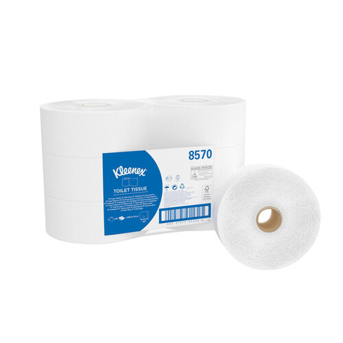 Kleenex Toiletpapier Kleenex jumbo 2-laags 200m wit 8570