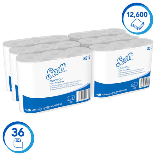 Scott Toiletpapier Scott Control 3-laags 350vel wit 8518