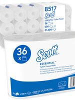 Scott Toiletpapier Scott Essential 2-laags 600vel wit 8517