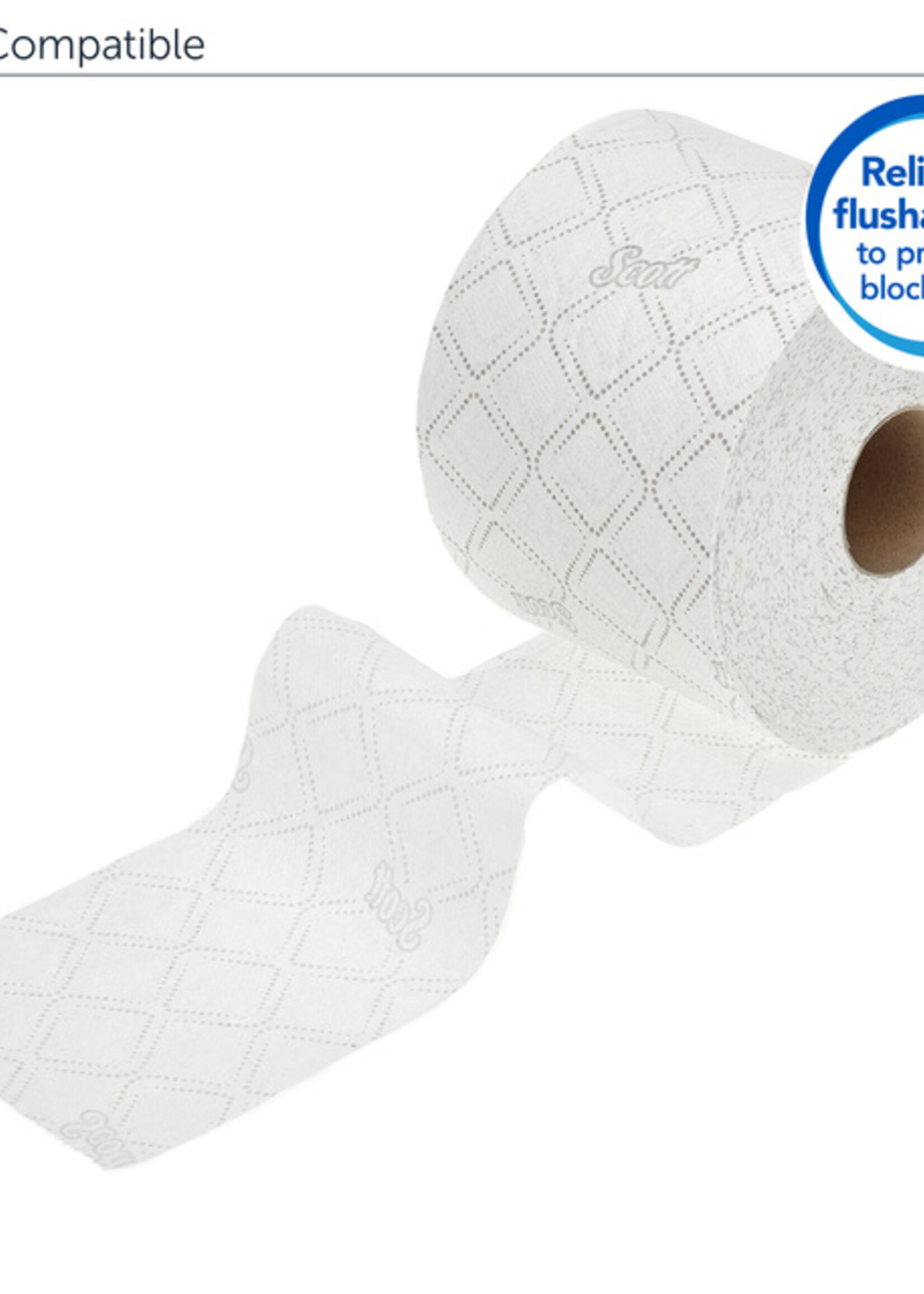 Scott Toiletpapier Scott Essential 2-laags 600vel wit 8517