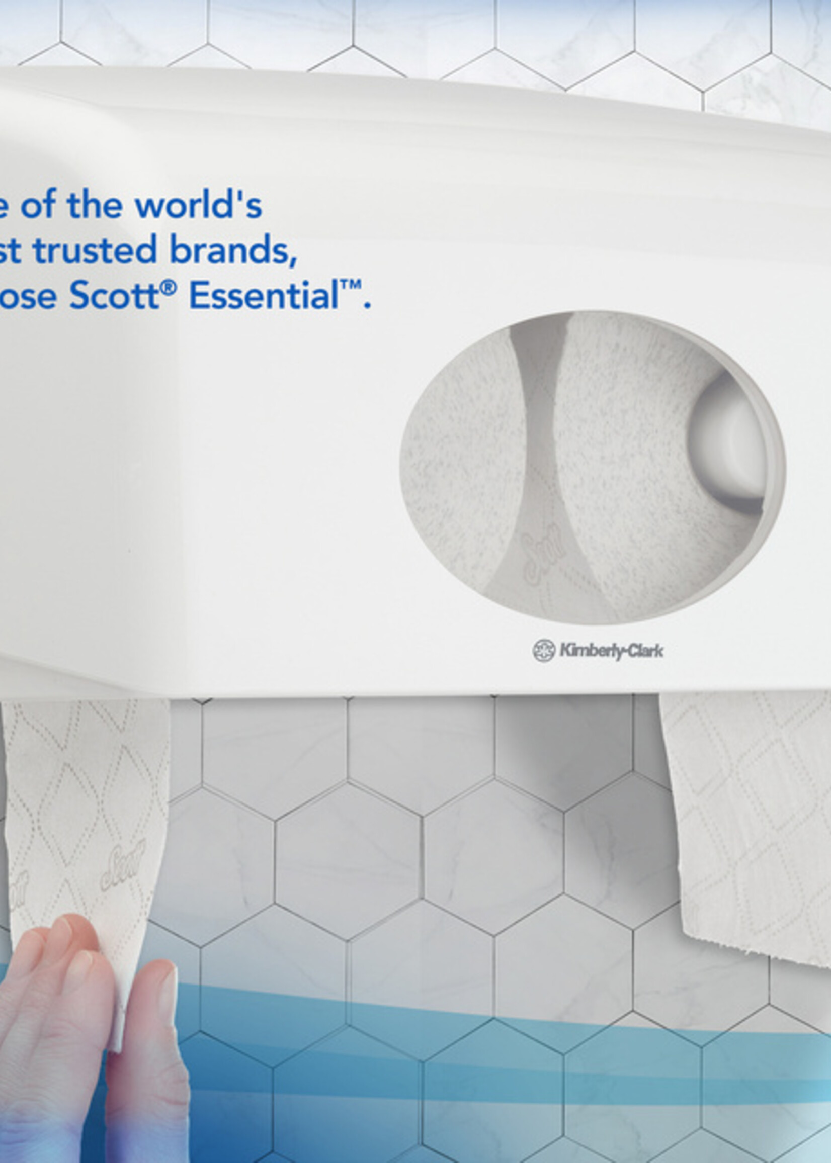 Scott Toiletpapier Scott Essential 2-laags 600vel wit 8517