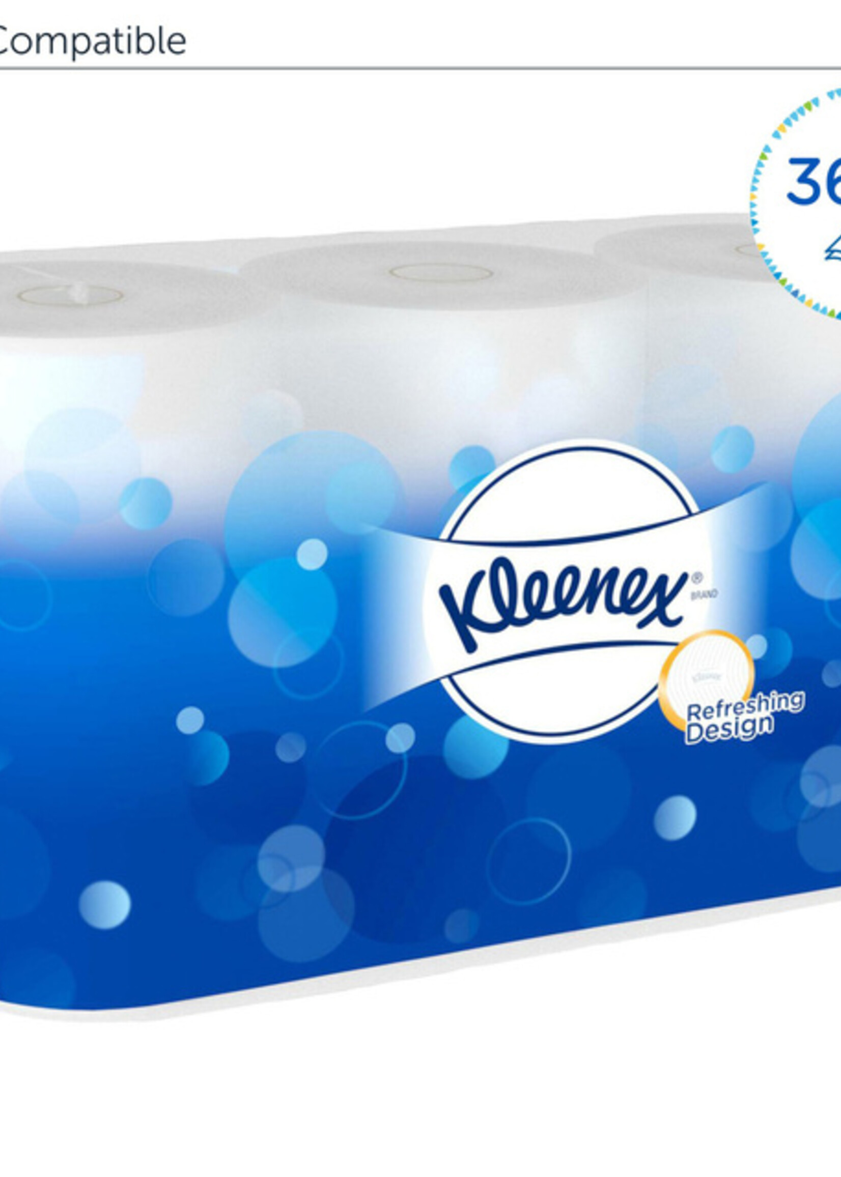 Kleenex Toiletpapier Kleenex 2-laags 600vel wit 8441