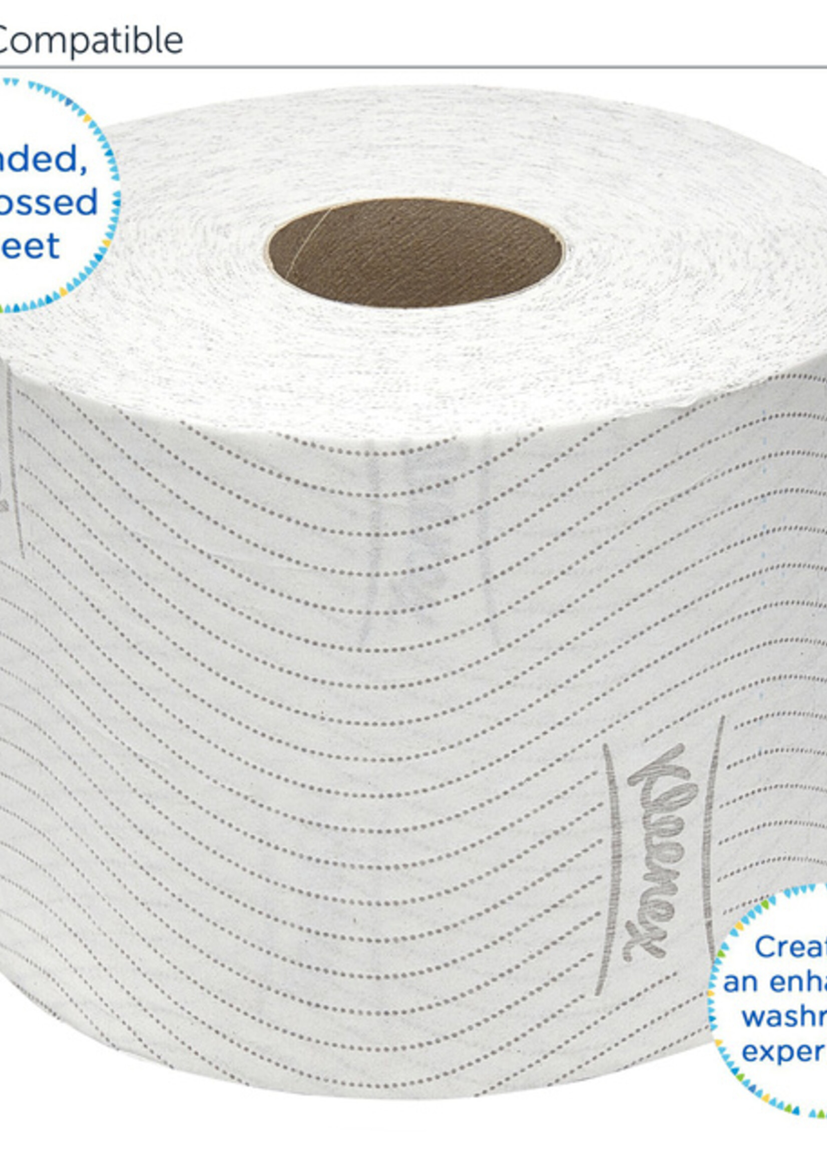 Kleenex Toiletpapier Kleenex 2-laags 600vel wit 8441