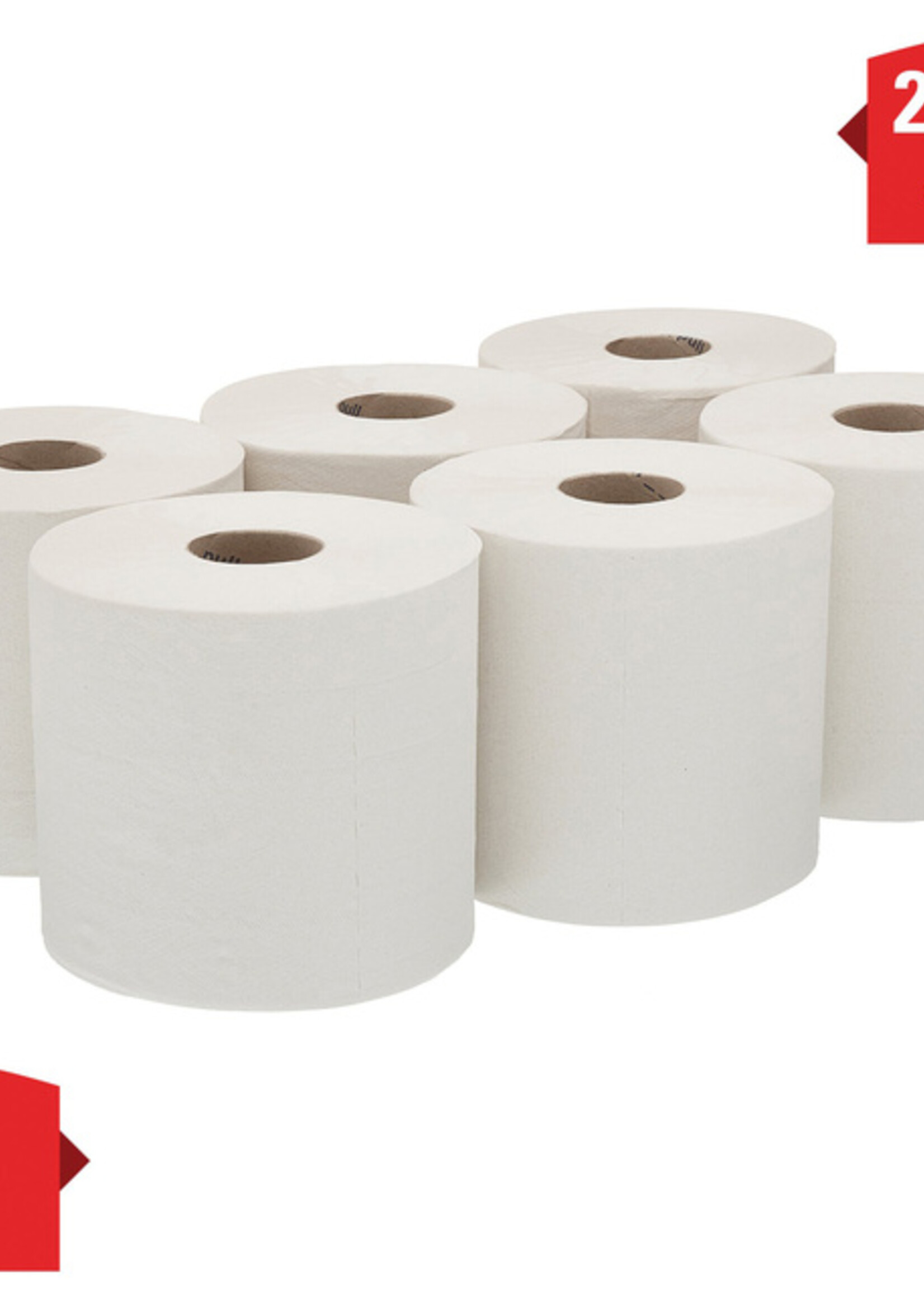 WypAll Poetsrol WypAll L20 2-laags 18,3cmx144m 380vel wit 7303