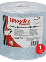 WypAll Rouleau d'essuyage WypAll 7300 L20 2 épaisseurs 23,5cmx190m 500 feuilles bleu