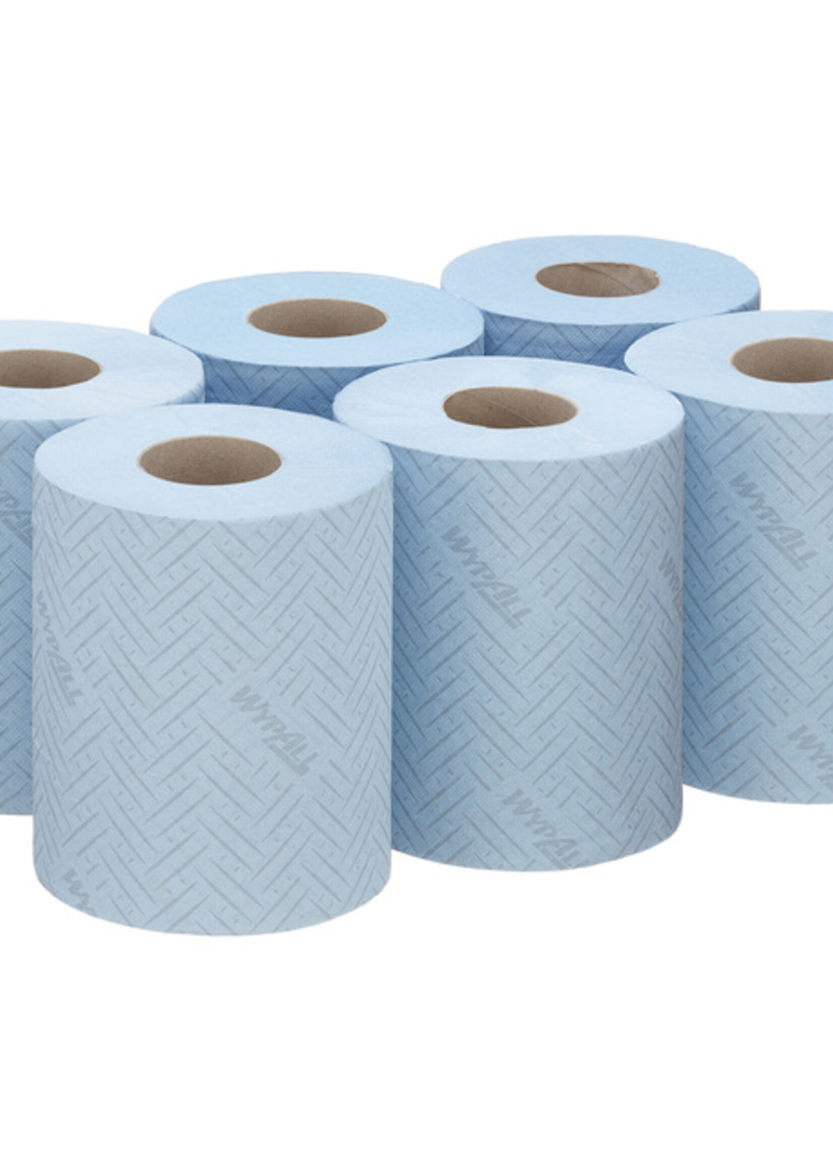 WypAll Poetsrol WypAll L10  1-laags 18,3cm106m 280vel blauw 6220