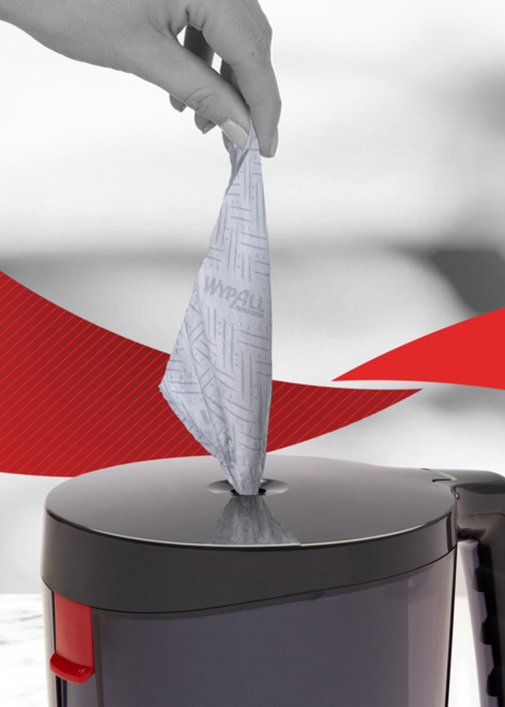 WypAll Rouleau d'essuyage WypAll 6220 L10 1 épaisseur 18,3cmx106m 280 feuilles bleu