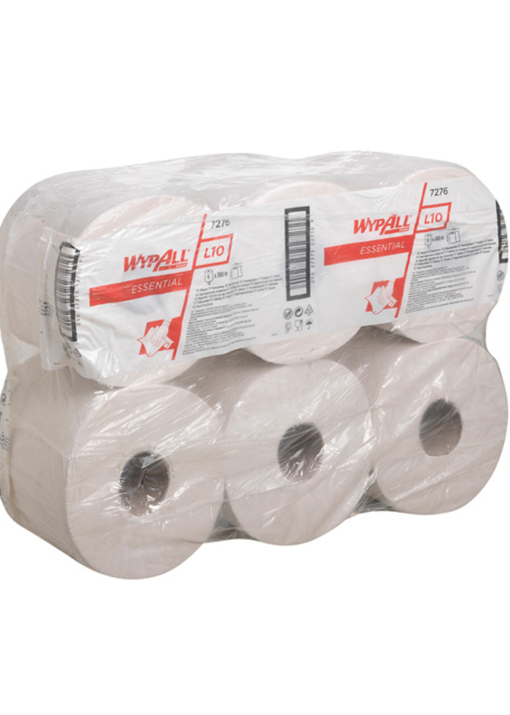 WypAll Rouleau d'essuyage WypAll Essential 7276 L10 1 épaisseur 300m blanc