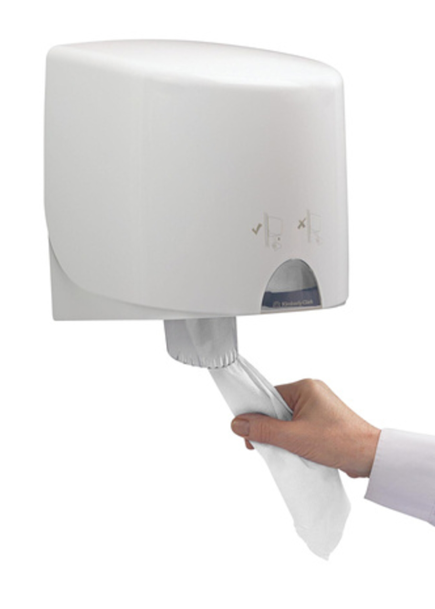 WypAll Poetsrol WypAll L10 1-laags 19,5cmx304m 800vel wit 7256