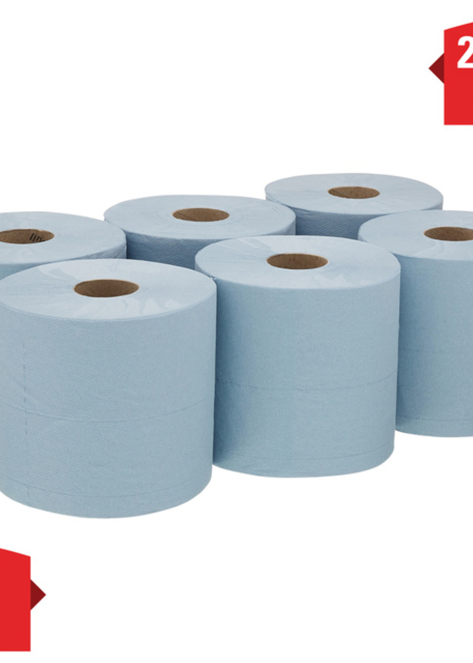 WypAll Poetsrol WypAll L20 2-laags 18,3cmx144m 380vel blauw 7302