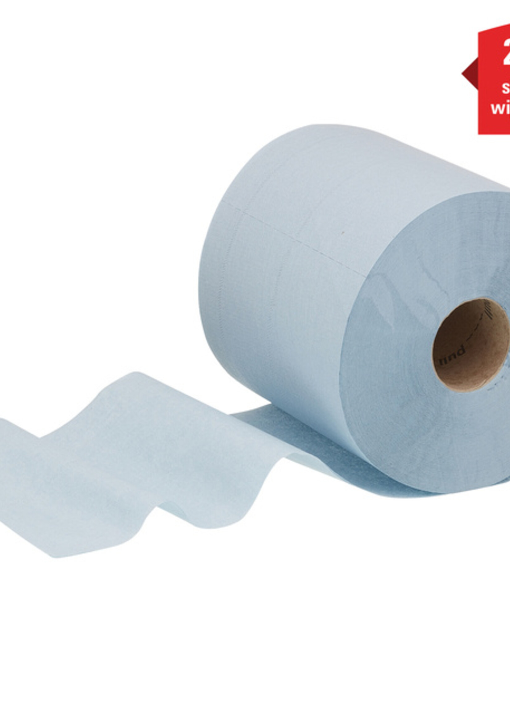 WypAll Poetsrol WypAll L20 2-laags 18,3cmx144m 380vel blauw 7302