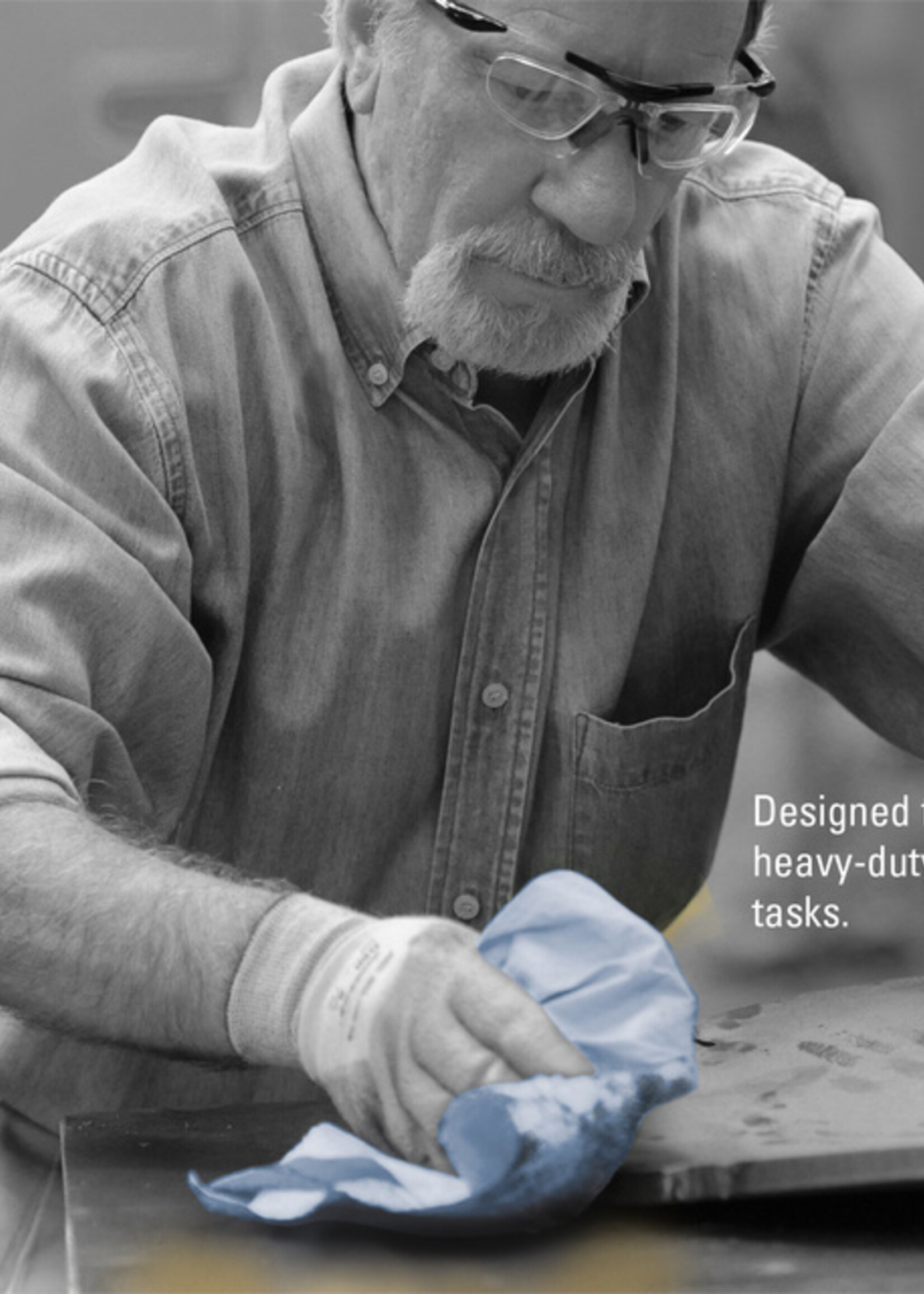 WypAll Rouleau d'essuyage WypAll 7302 L20 2 épaisseurs 18,3cmx144m 380 feuilles bleu