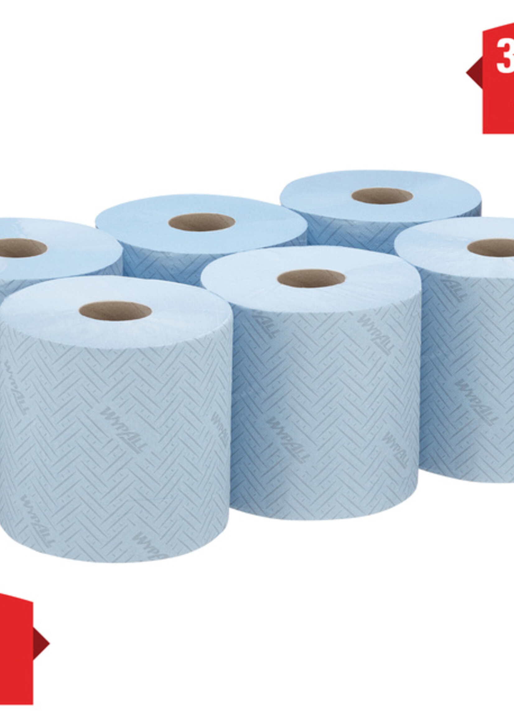 WypAll Essuyeur WypAll 7494 L10 1 épaisseur rouleau18,3cmx239m 630 feuilles bleu