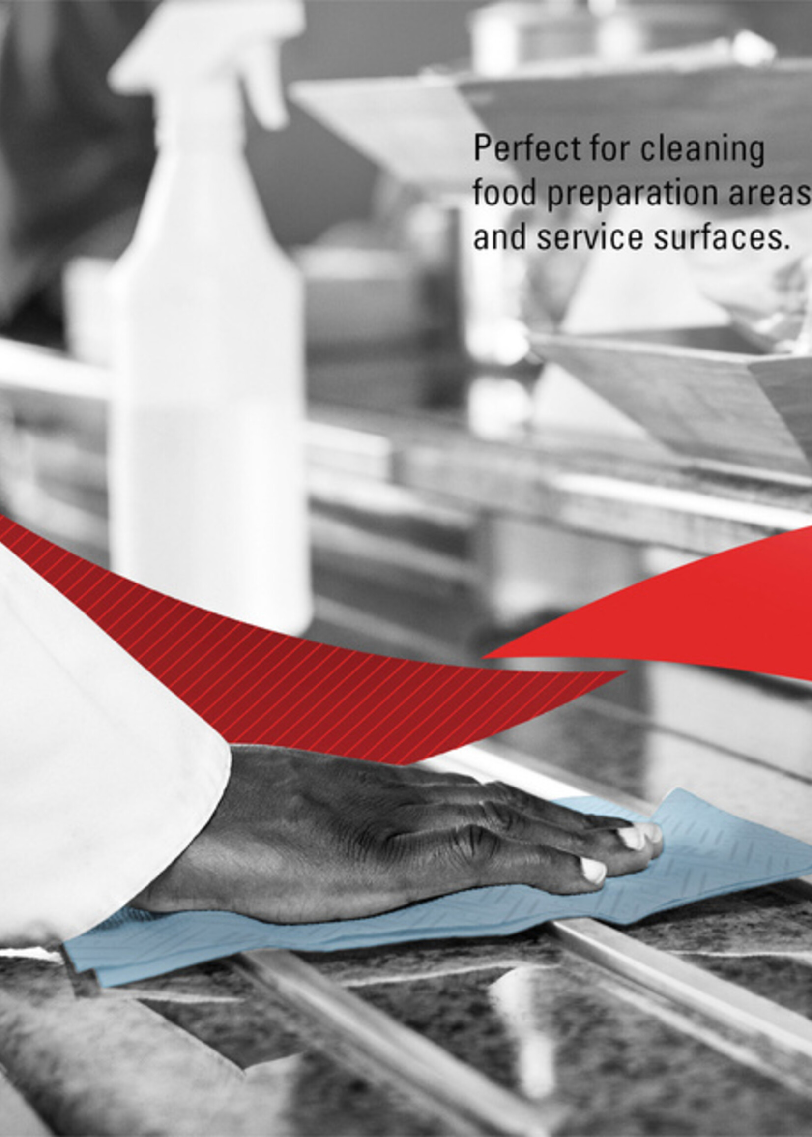 WypAll Poetsrol WypAll L10 1-laags 18,3cmx239m 630 vel blauw 7494