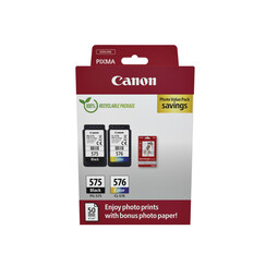 Inktcartridge Canon PG-575 + CL-576 zwart + kleur