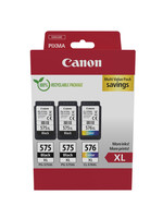 Canon Inktcartridge Canon PG-575XL + CL-576XL 2x zw+kleur