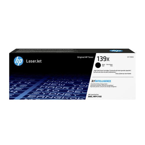 HP Tonercartridge HP W1390X 139X zwart