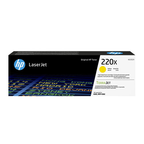 HP Cartouche toner HP 220X W2202X jaune